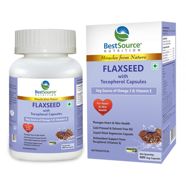 Flaxseed With Tocopherol Capsules – 60 Capsules – Shop.